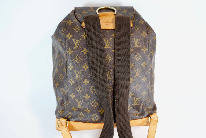 Louis Vuitton Monogram Montsouris GM Backpack Used