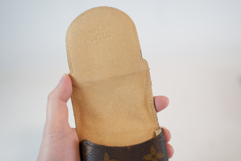 Louis Vuitton Monogram Etui Stylo Eyeglasses Case Used