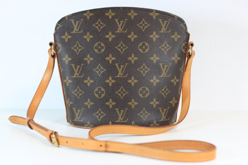 Louis Vuitton Monogram Drouot Crossbody Bag Used