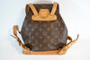 Louis Vuitton Monogram Montsouris MM Backpack Used