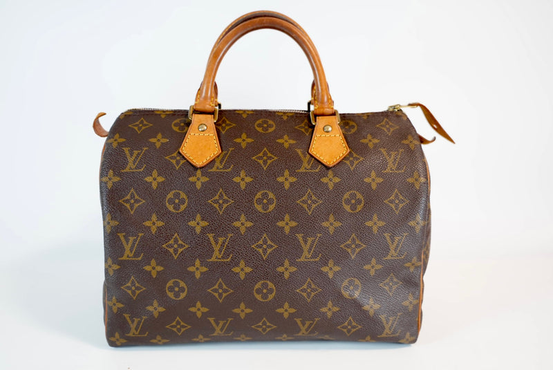 Louis Vuitton Monogram Speedy 30 Handbag Used