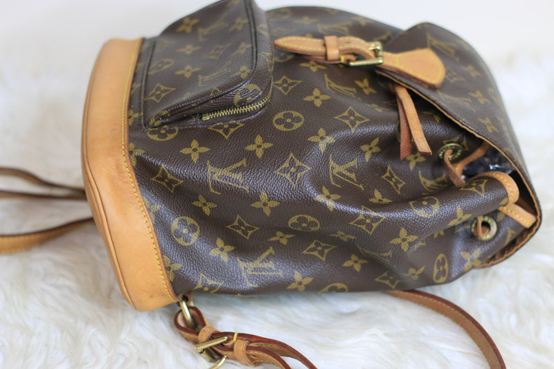 Louis Vuitton Monogram Montsouris MM Backpack Used