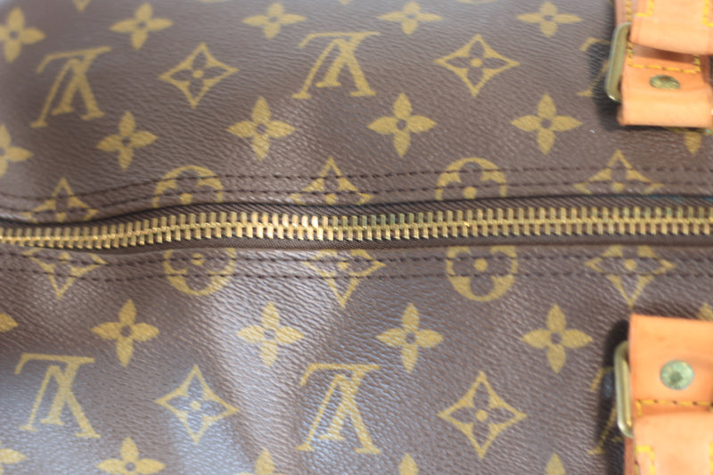 Louis Vuitton Monogram Keepall Bandouliere 55 Used