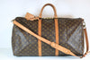 Louis Vuitton Monogram Keepall Bandouliere 55 Duffle bag Used