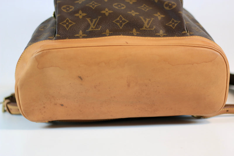 Louis Vuitton Monogram Montsouris GM Backpack Used