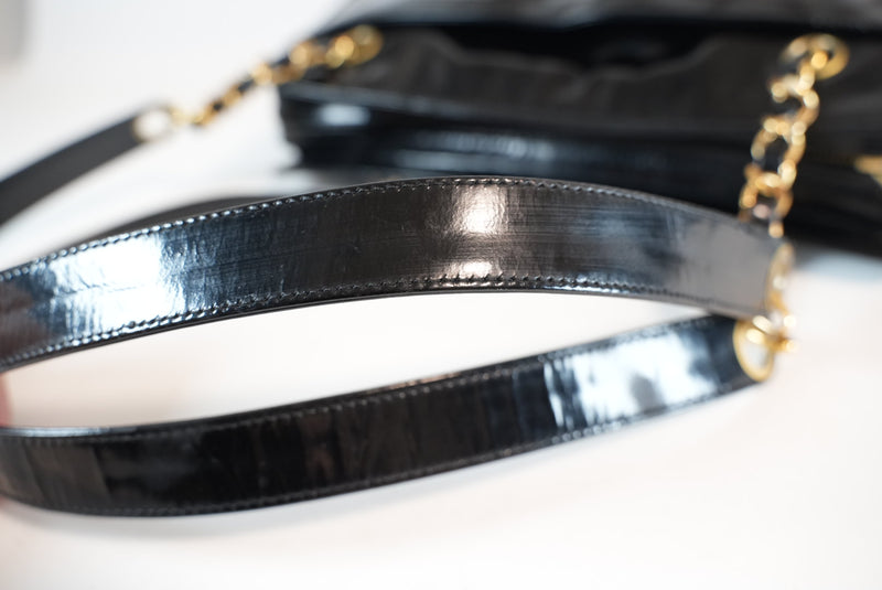 Chanel Patent Leather Shoulder Bag Used