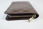 Louis Vuitton Damier Ebene Porte Monnaie Zippy Wallet Used