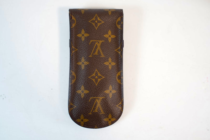 Louis Vuitton Monogram Etui Stylo Eyeglasses Case Used