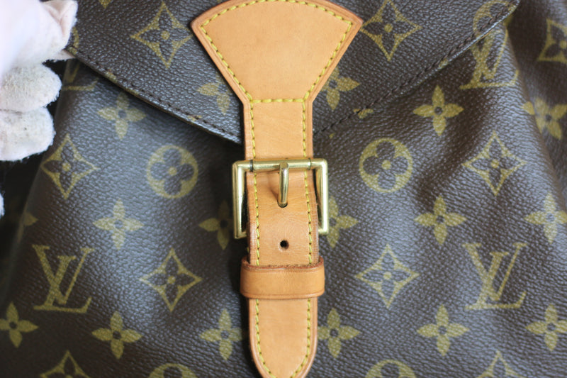 Louis Vuitton Monogram Montsouris GM Backpack Used