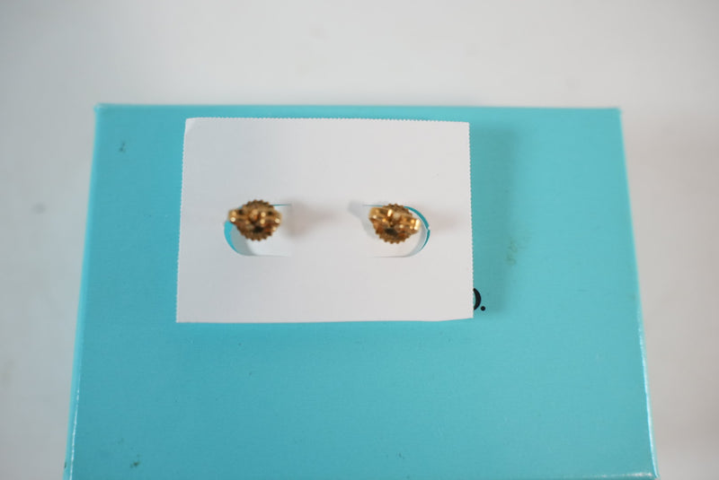 Tiffany & Co. Loving Heart K18 Gold Earrings Used