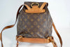 Louis Vuitton Monogram Montsouris MM Backpack Used