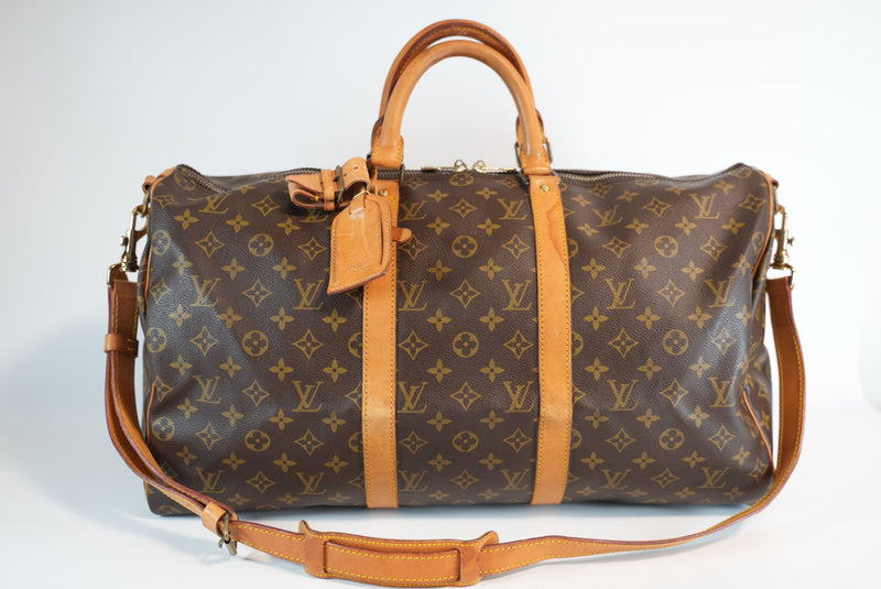 Louis Vuitton Monogram Keepall Bandouliere 50 Used