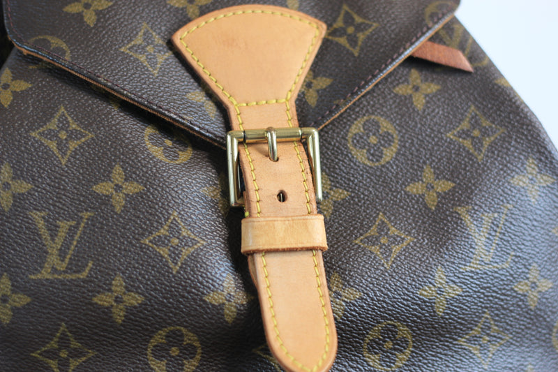 Louis Vuitton Monogram Montsouris GM Backpack Used