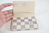 Louis Vuitton Damier Azur Envelope De Visite Card Case Used