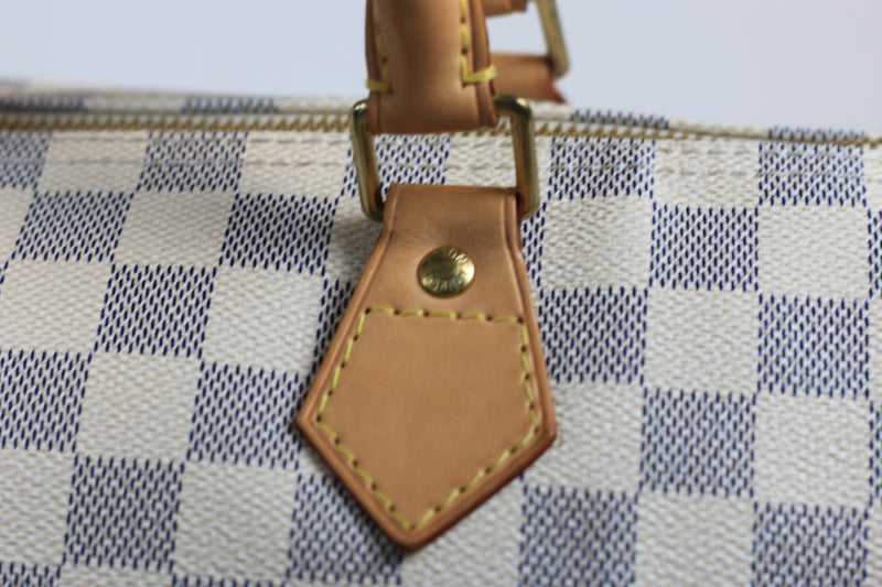 Louis Vuitton Damier Azur Speedy 30 Used