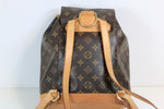 Louis Vuitton Monogram Montsouris MM Backpack Used