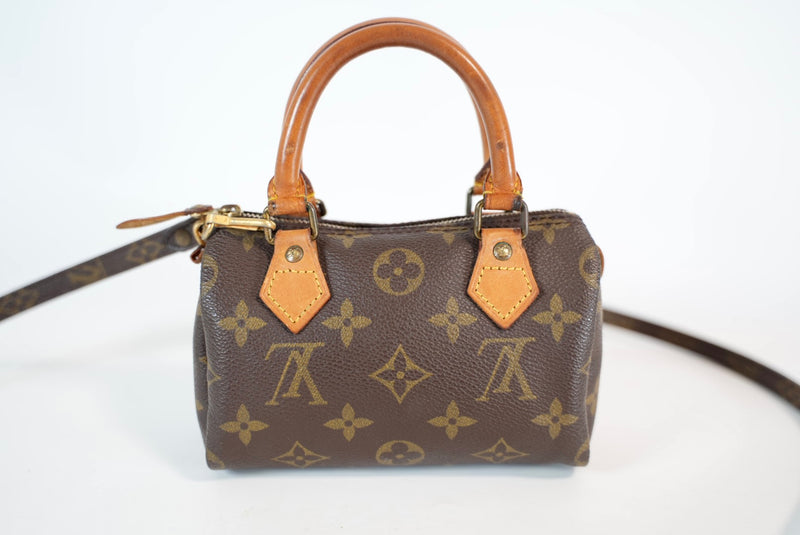 Louis Vuitton Monogram Mini Speedy HL w/ strap Used