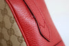 Gucci Bree GG Canvas Crossbody Bag Red Used