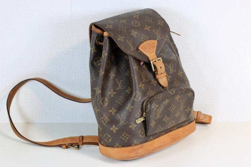 Louis Vuitton Monogram Montsouris MM Backpack Used