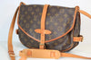 Louis Vuitton Monogram Saumur 30 Crossbody Bag Used