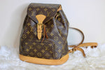 Louis Vuitton Monogram Montsouris MM Backpack Used