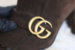 GG Suede Ankle Boots