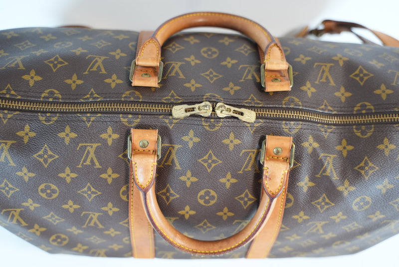 Louis Vuitton Monogram Keepall Bandouliere 50 Used