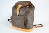 Louis Vuitton Monogram Montsouris GM Backpack Used