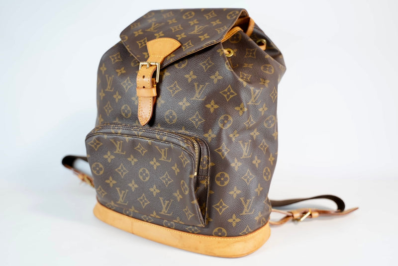 Louis Vuitton Monogram Montsouris GM Backpack Used