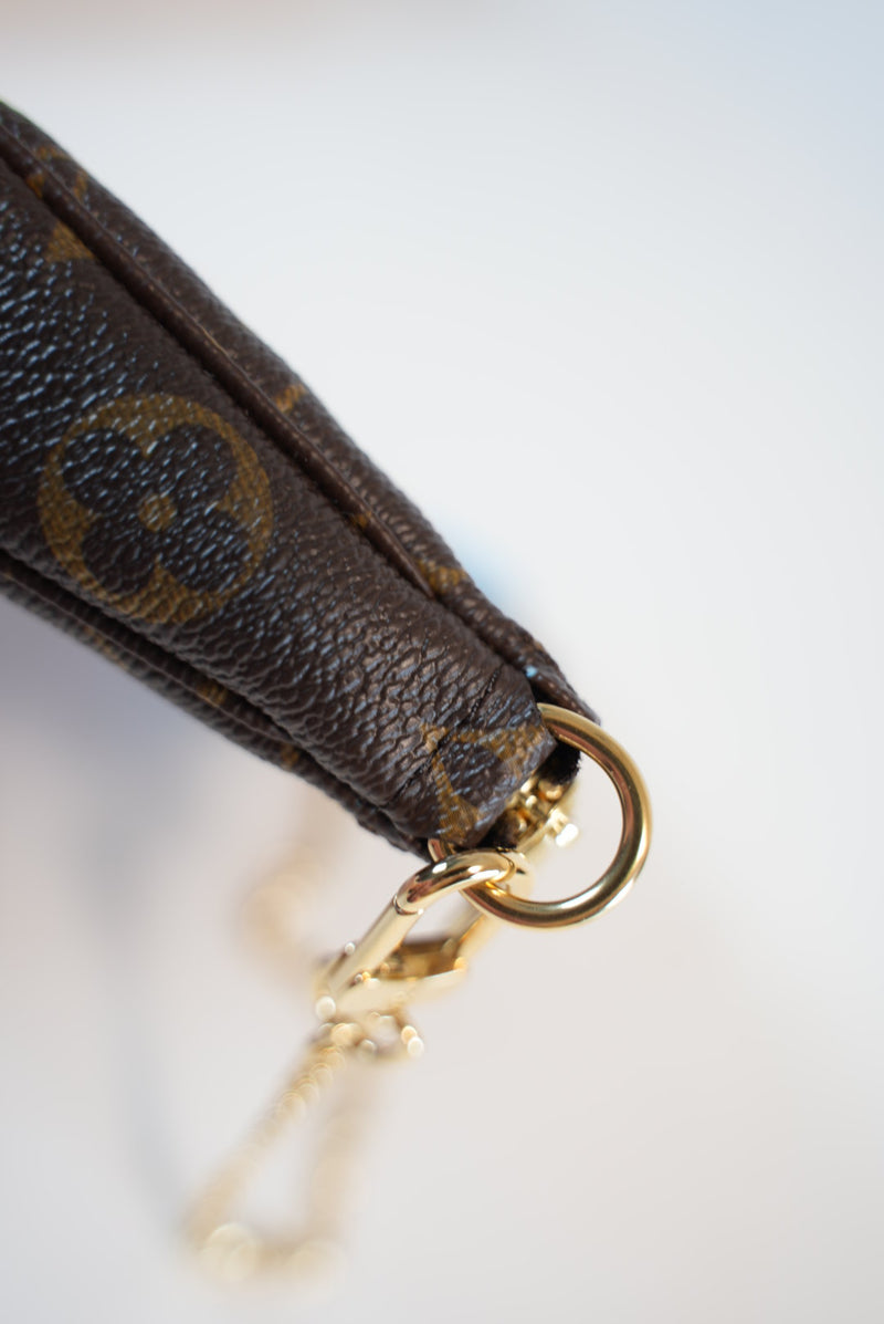 Limited Edition Louis Vuitton Monogram Mini Pochette Christmas Animation Tokyo Unused