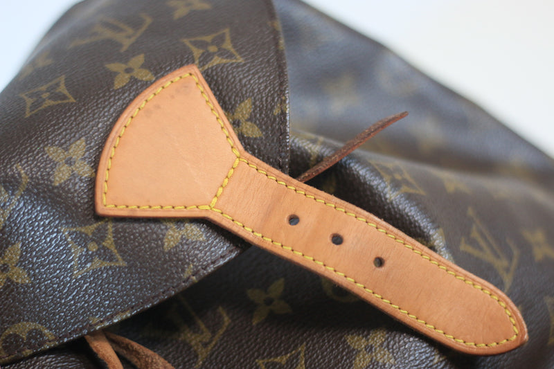 Louis Vuitton Monogram Montsouris GM Backpack Used