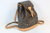 Louis Vuitton Monogram Montsouris MM Backpack Used