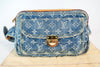Louis Vuitton Blue Monogram Denim Bumbag Used