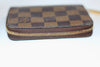 Louis Vuitton Damier Ebene Compact Zippy Wallet Used