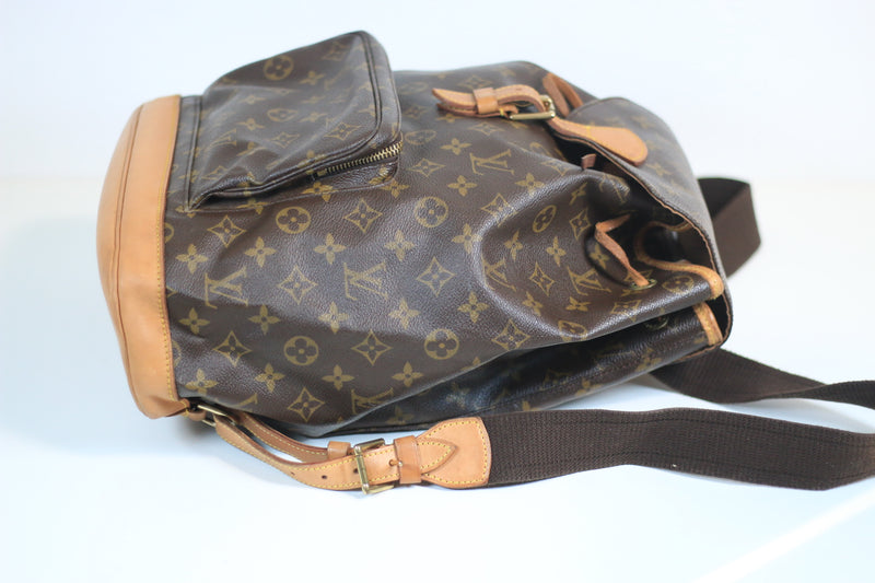 Louis Vuitton Monogram Montsouris GM Backpack Used