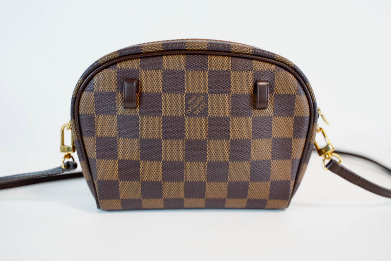 Louis Vuitton Damier Ebene Pochette Ipanema 2way Bag Used