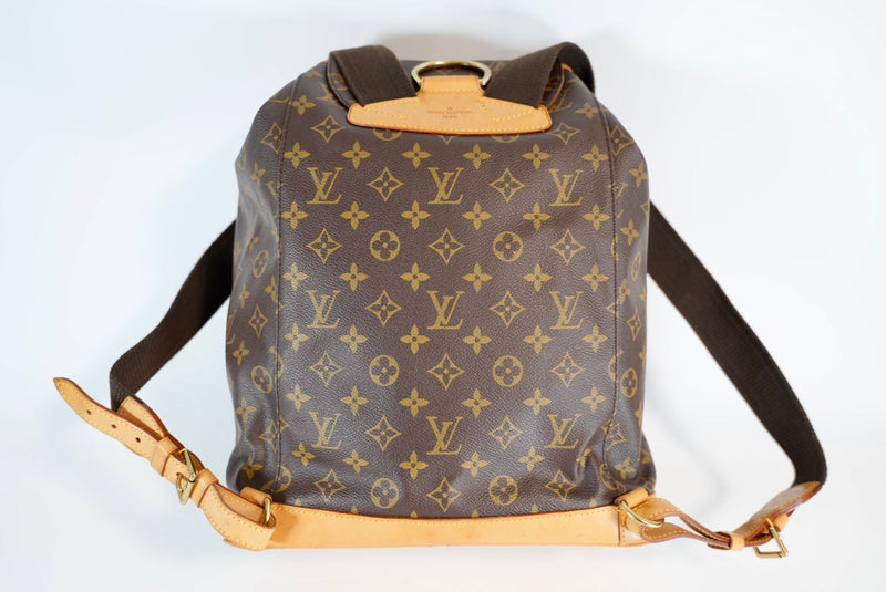 Louis Vuitton Monogram Montsouris GM Backpack Used