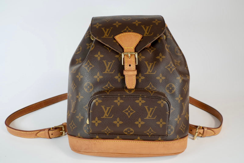 Louis Vuitton Monogram Montsouris MM Backpack Used