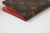 Louis Vuitton Monogram Compact Insolite Wallet Orange Used