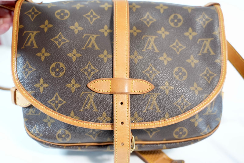 Louis Vuitton Monogram Saumur 30 Used