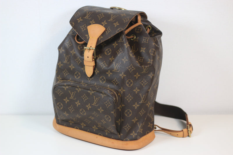 Louis Vuitton Monogram Montsouris GM Backpack Used