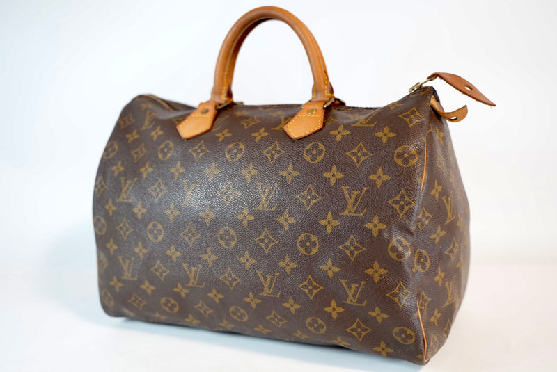 Louis Vuitton Monogram Speedy 35 Handbag Used