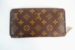 Louis Vuitton Monogram Long Zippy Wallet Used