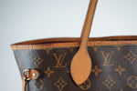 Louis Vuitton Monogram Neverfull MM Pivoine Interior Used