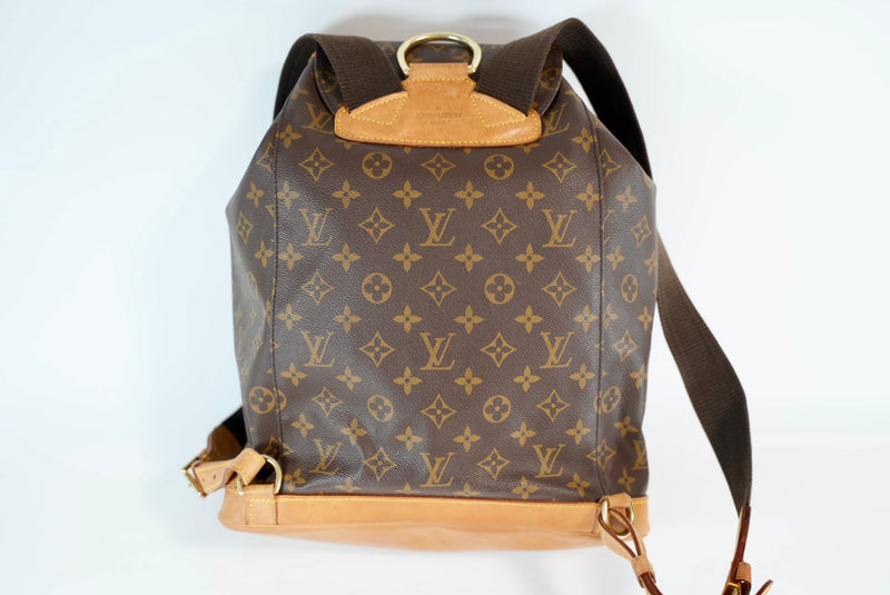 Louis Vuitton Monogram Montsouris GM Backpack Used