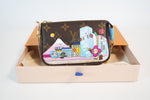 Limited Edition Louis Vuitton Monogram Mini Pochette Christmas Animation Tokyo Unused
