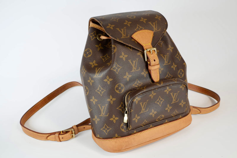 Louis Vuitton Monogram Montsouris MM Backpack Used