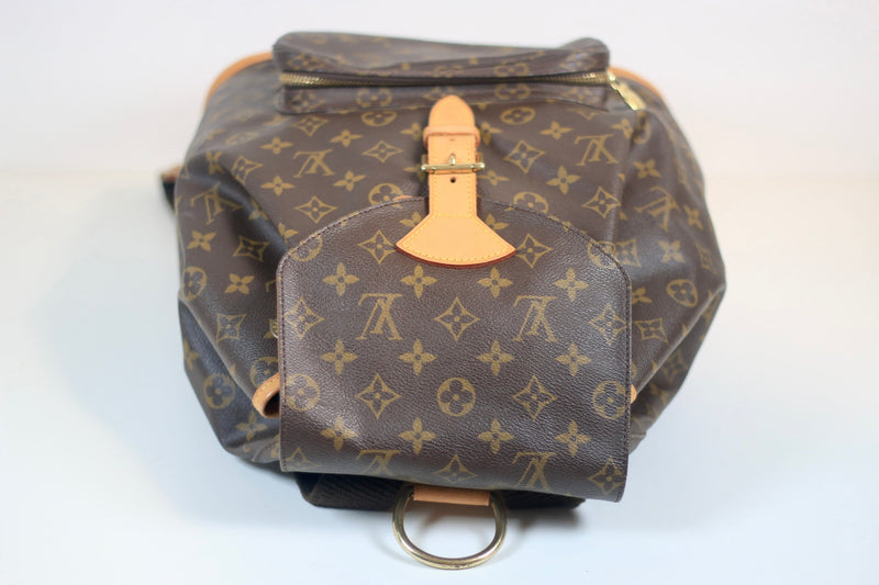 Louis Vuitton Monogram Montsouris GM Backpack Used