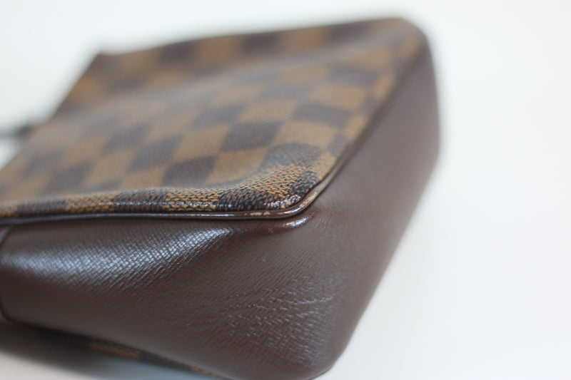 Louis Vuitton Damier Ebene Trousse Makeup Pouch Used