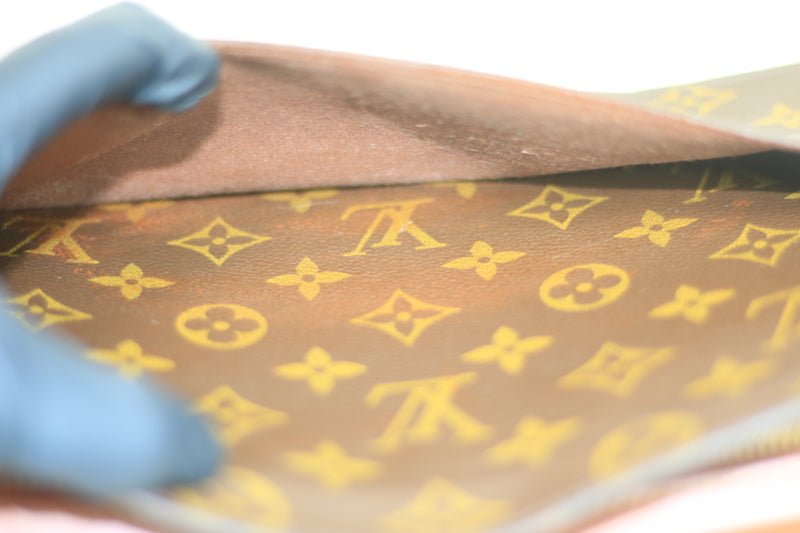 Louis Vuitton Monogram Pochette Homme Clutch Bag Used